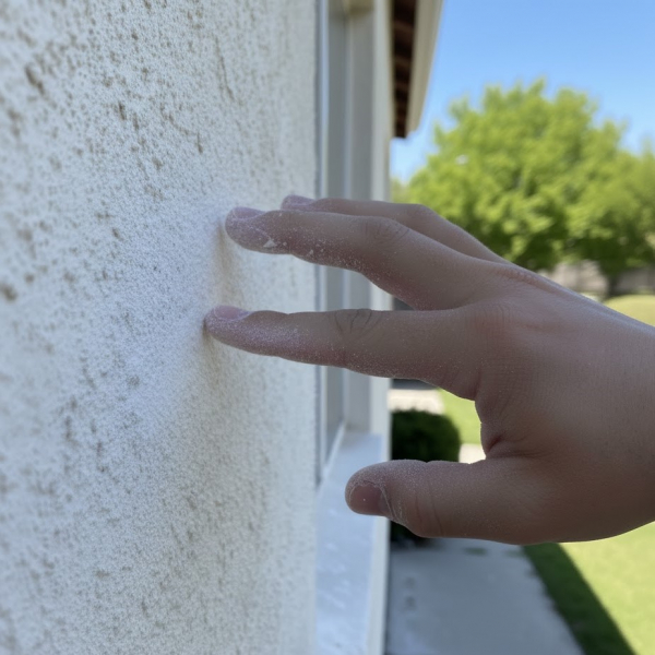 外壁にヒビ？壁を触ると白い粉？正しい対処法と塗り替えのタイミング